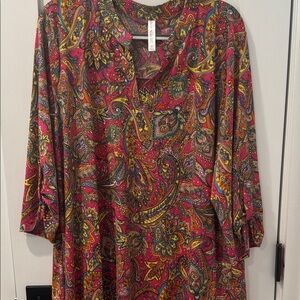 Colorful Paisley Blouse